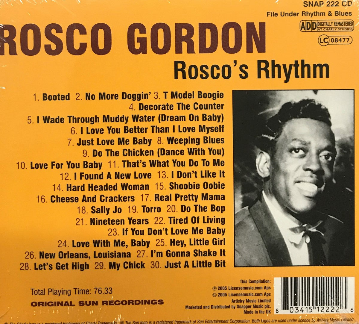 CD - Rosco Gordon - Rosco's Rhythm