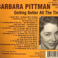 CD - Barbara Pittman - Getting Better All The Time