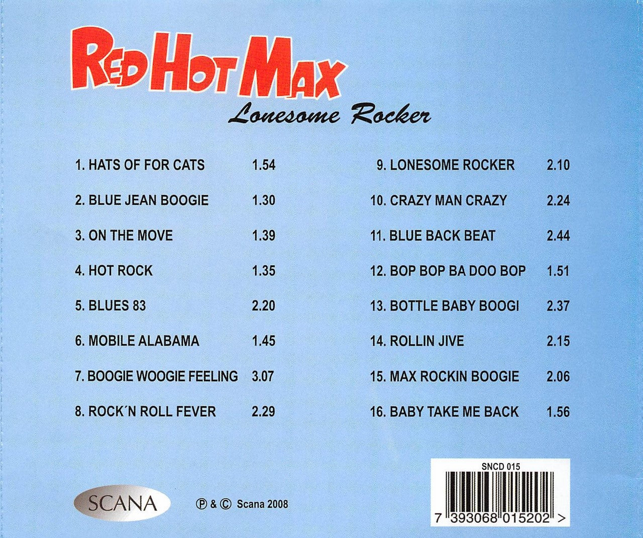 CD - Red Hot Max - Lonesome Rocker