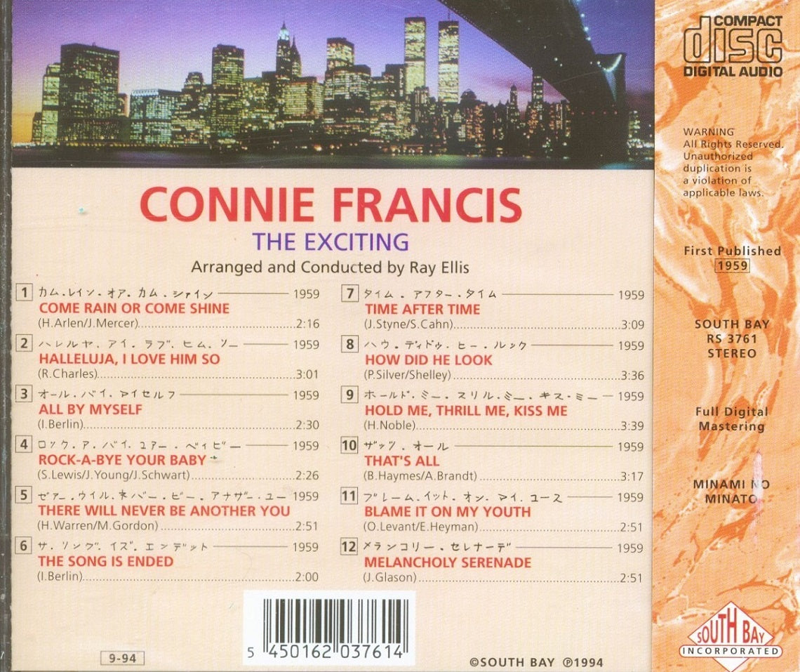 CD - Connie Francis - The Exciting