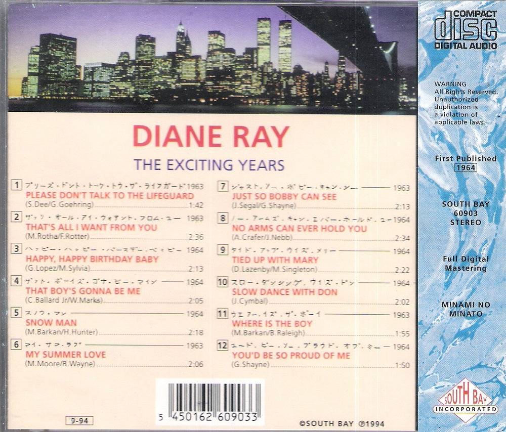 CD - Diane Ray - The Exciting Years