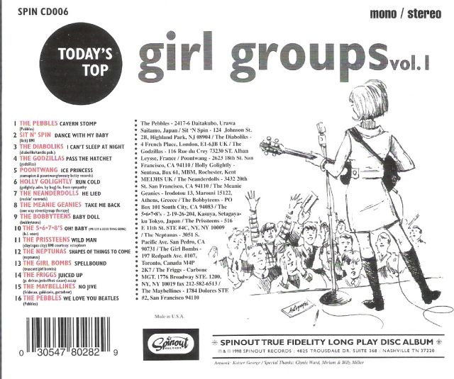 CD - VA - Today's Top Girl Group's-Vol. 1