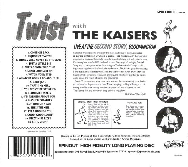 CD - Kaisers - Twist With Kaisers