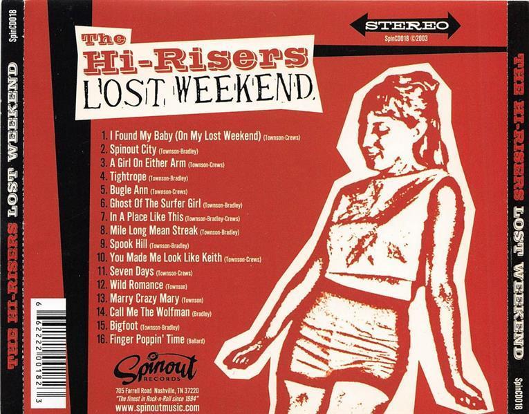 CD - Hi-Risers - Lost Weekend