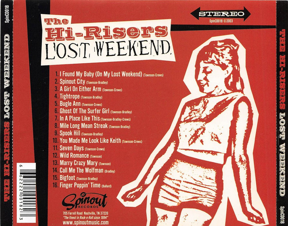 CD - Hi-Risers - Lost Weekend