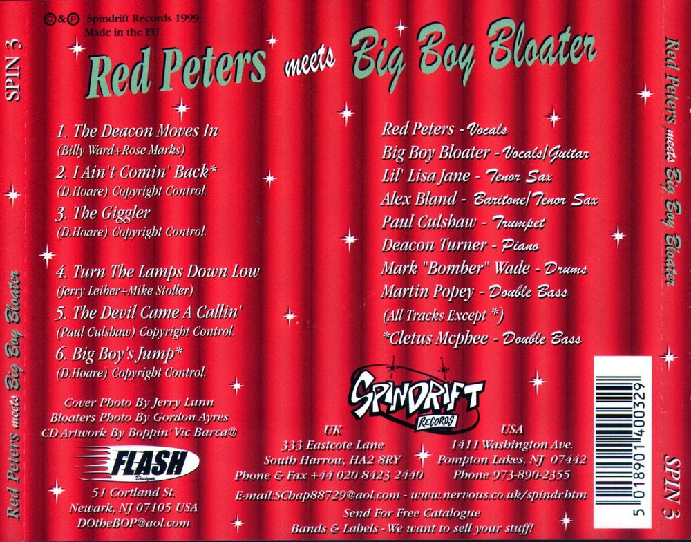 CD - Big Boy Bloater Meets Red Peters - The Deacon Moves In…