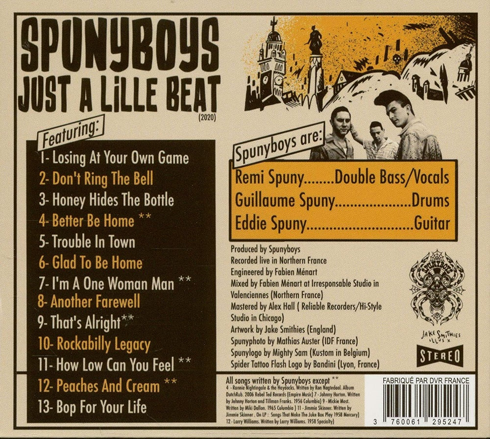 CD - Spunyboys - Just A Lille Beat