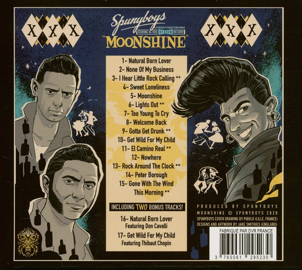 CD - Spunyboys - Moonshine