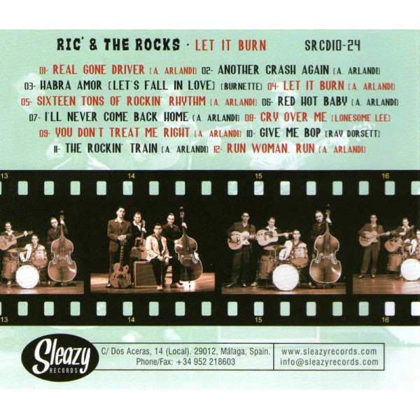 CD - Ric & The Rocks - Let It Burn!