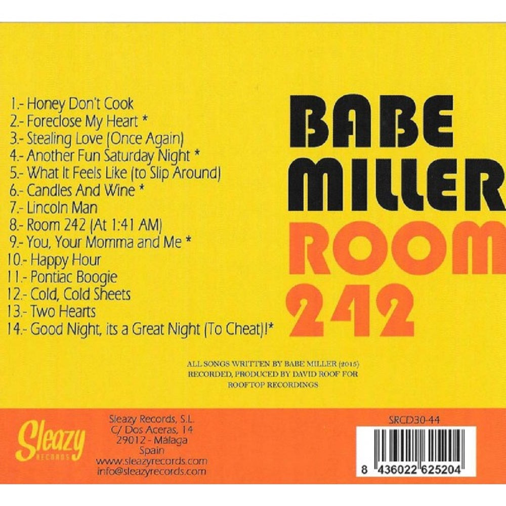 CD - Babe Miller - Room 242