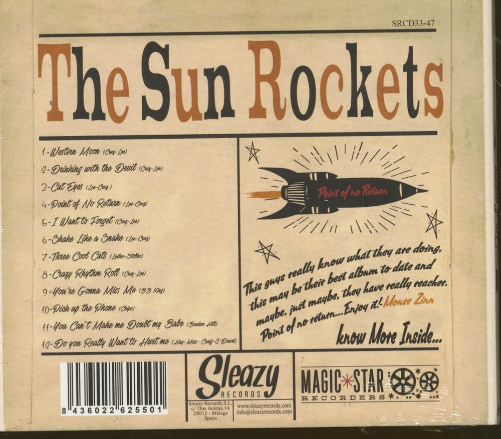 CD - Sun Rockets - Point Of No Return