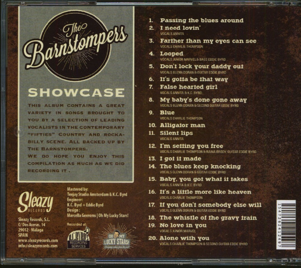 CD - Barnstompers - Showcase