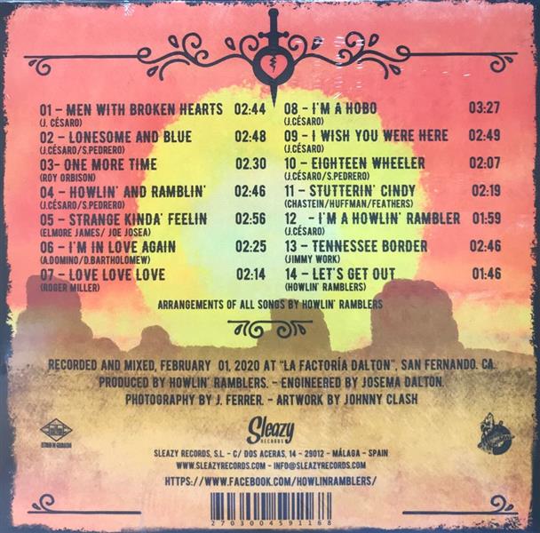 CD - Howlin' Ramblers - Men With Broken Hearts
