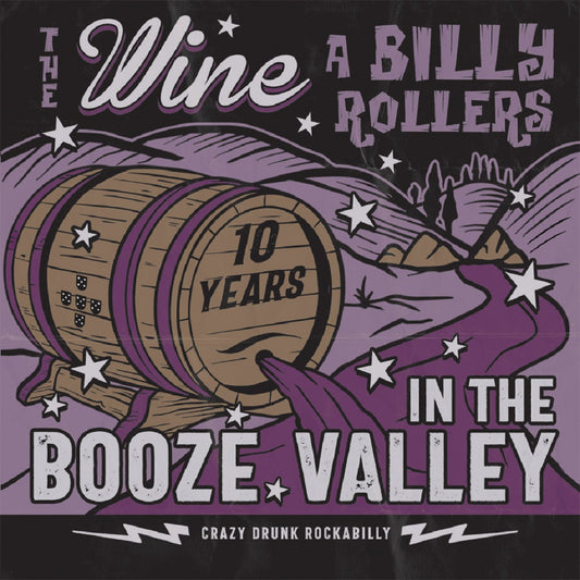 CD - Wine A Billy Rollers - In The Booze Valley