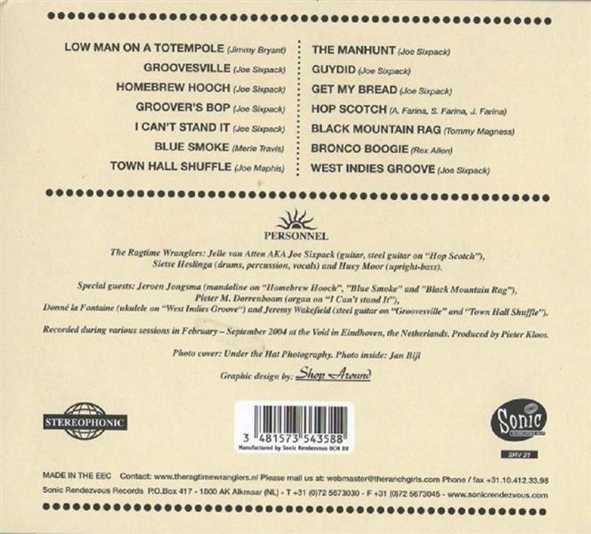 CD - Ragtime Wranglers - Groove A Tune