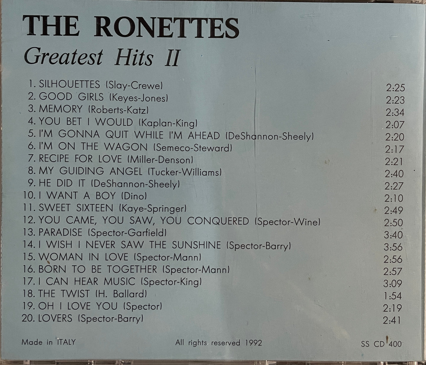 CD - Ronettes - Greatest Hits Vol. 2