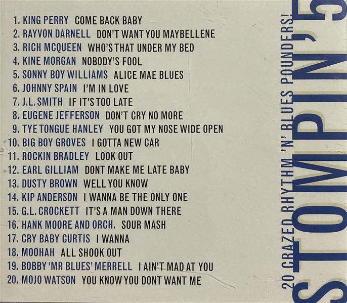 CD - VA - Stompin' 5 - 20 Crazed Rhythm'n'Blues Pounders!