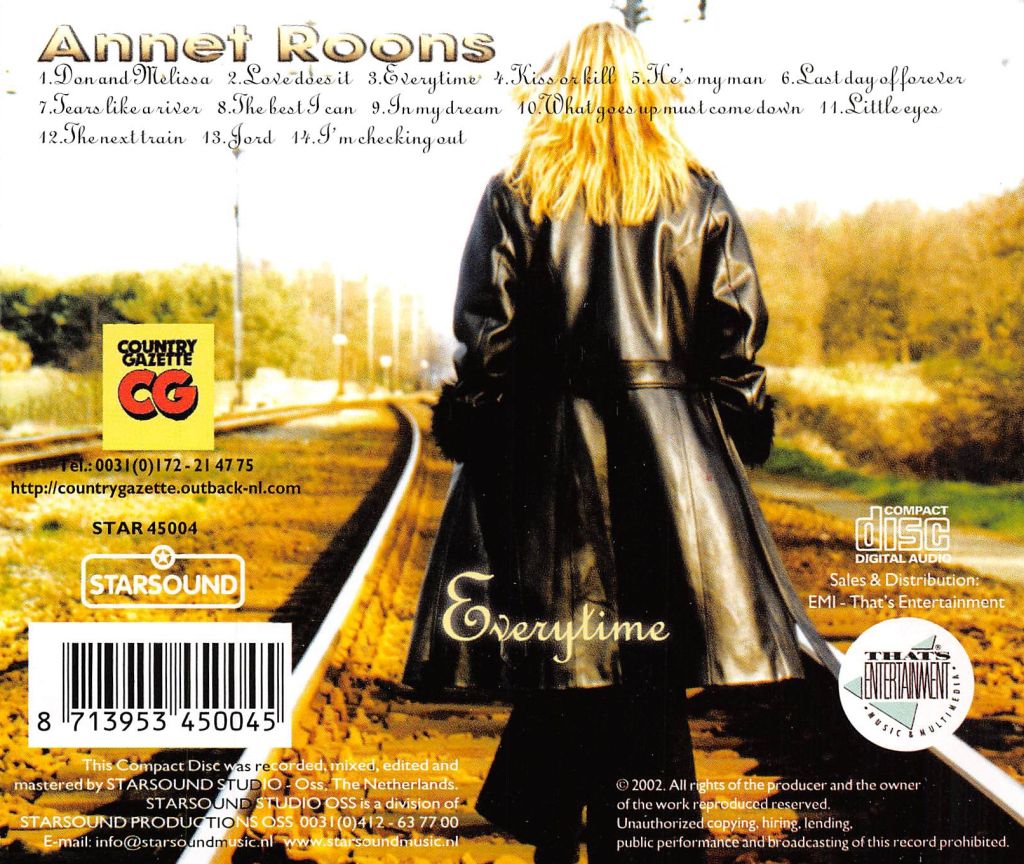 CD - Annet Roons - Everytime