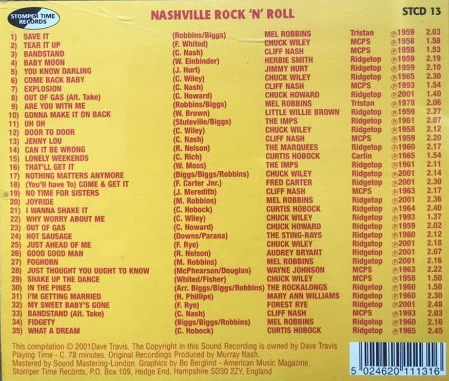 CD - VA - Nashville Rock'n'Roll