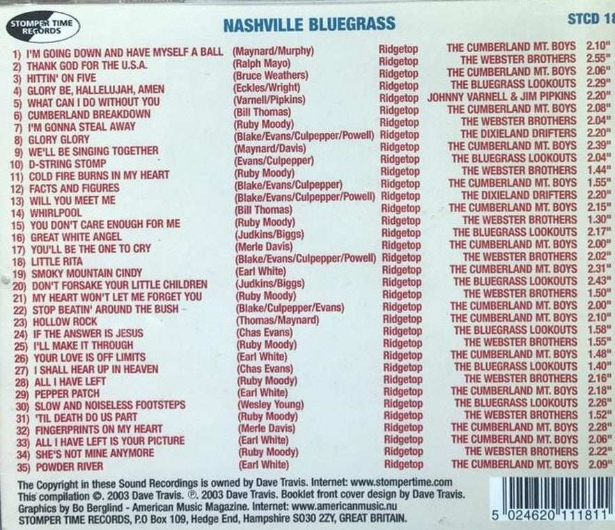 CD - VA - Nashville Bluegrass