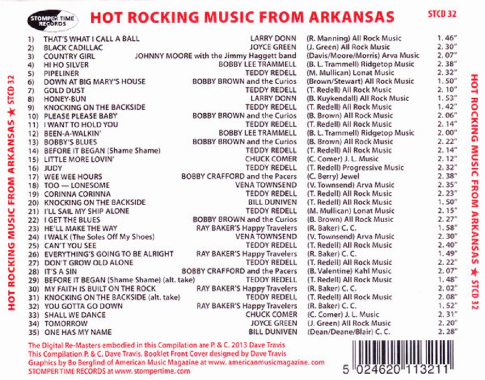 CD - VA - Hot Rockin' Music From Arkansas