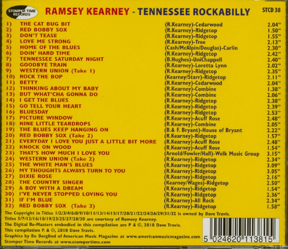 CD - Ramsey Kearney - Rock The Bop - Tennessee Rockabilly