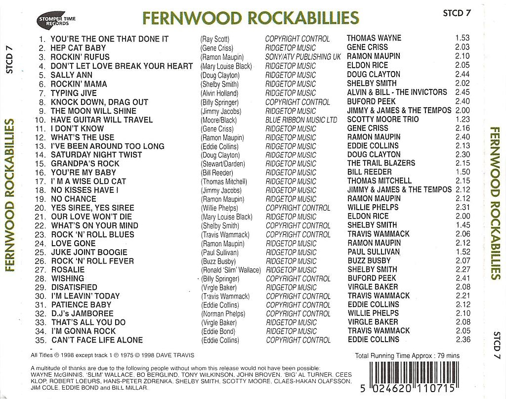 CD - VA - Fernwood Rockabillies