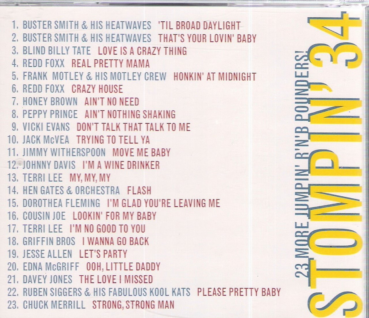 CD - VA - Stompin´ Vol. 34