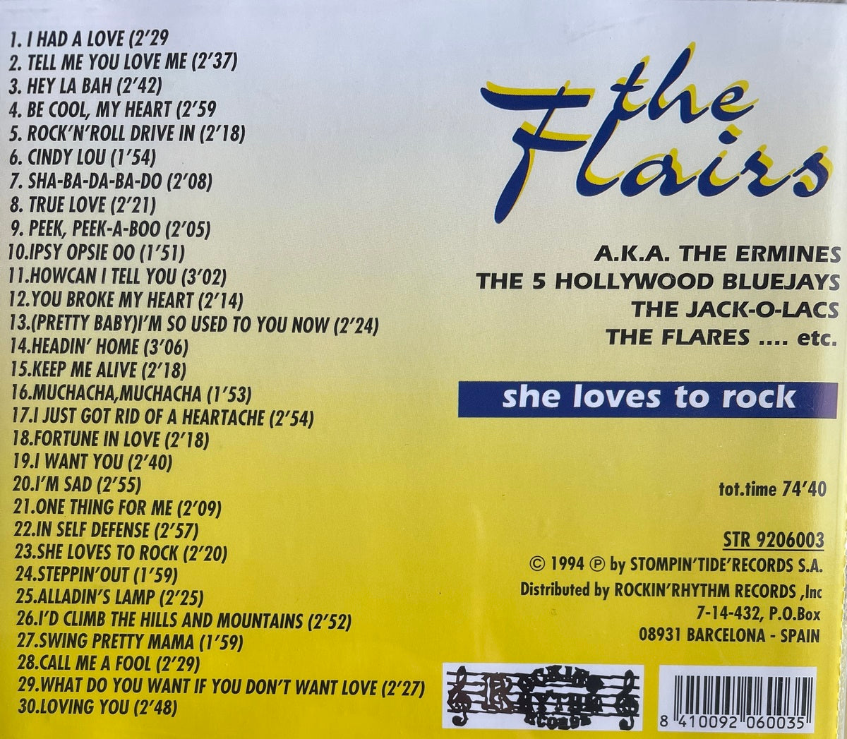 CD - Flairs - She Loves To Rock