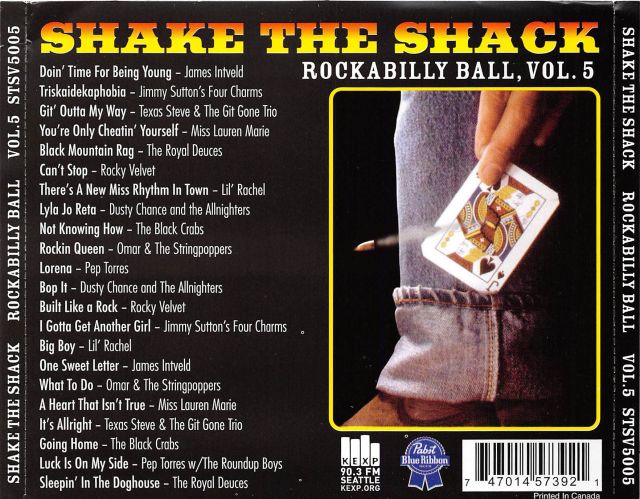 CD - VA - Shake The Shack - Rockabilly Ball Vol. 5