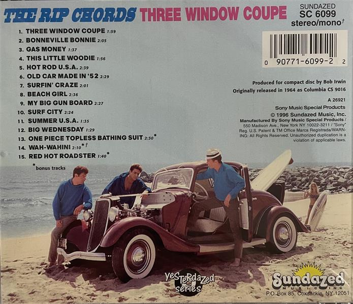 CD - Rip Chords - Three Window Coupe