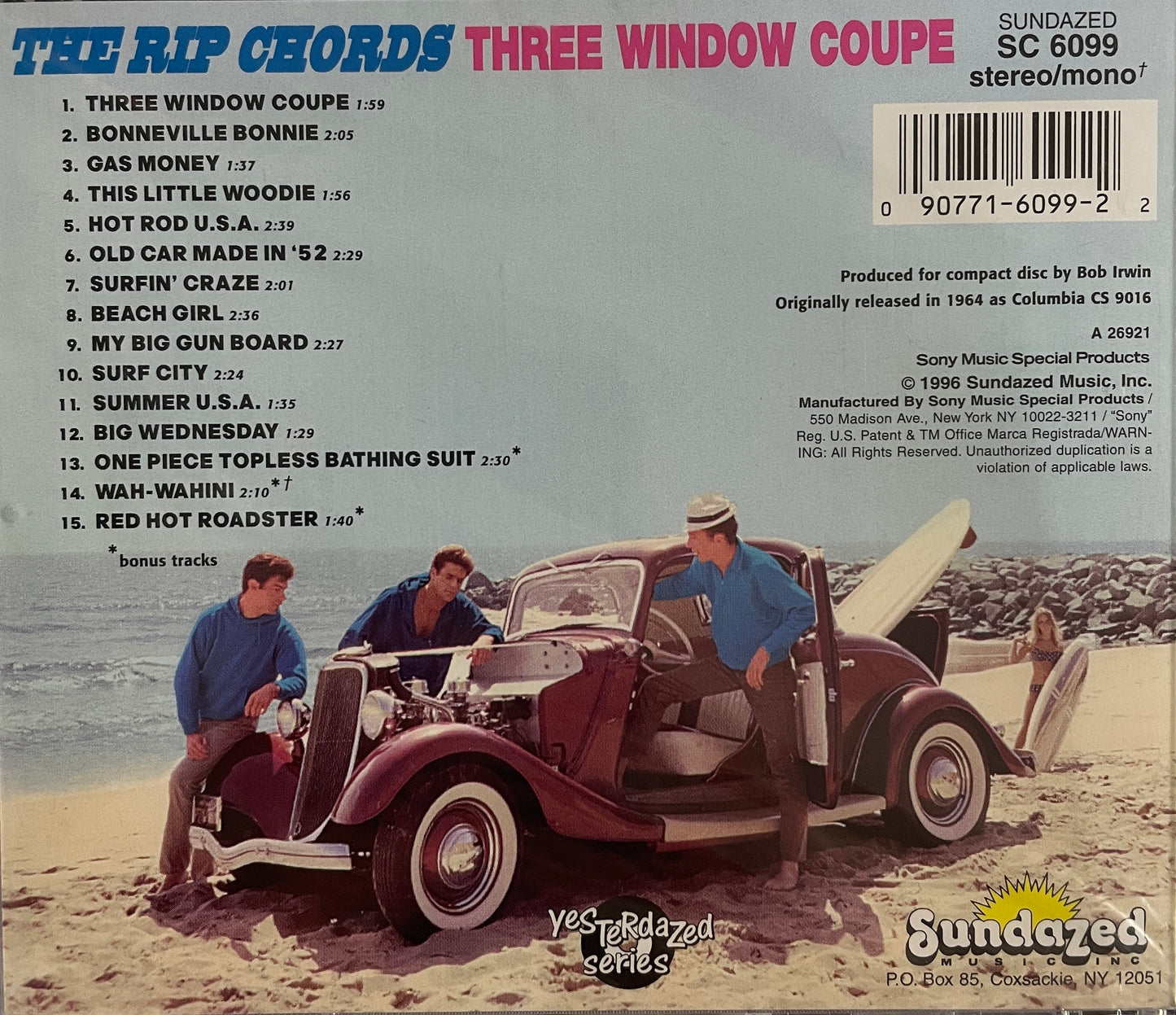 CD - Rip Chords - Three Window Coupe