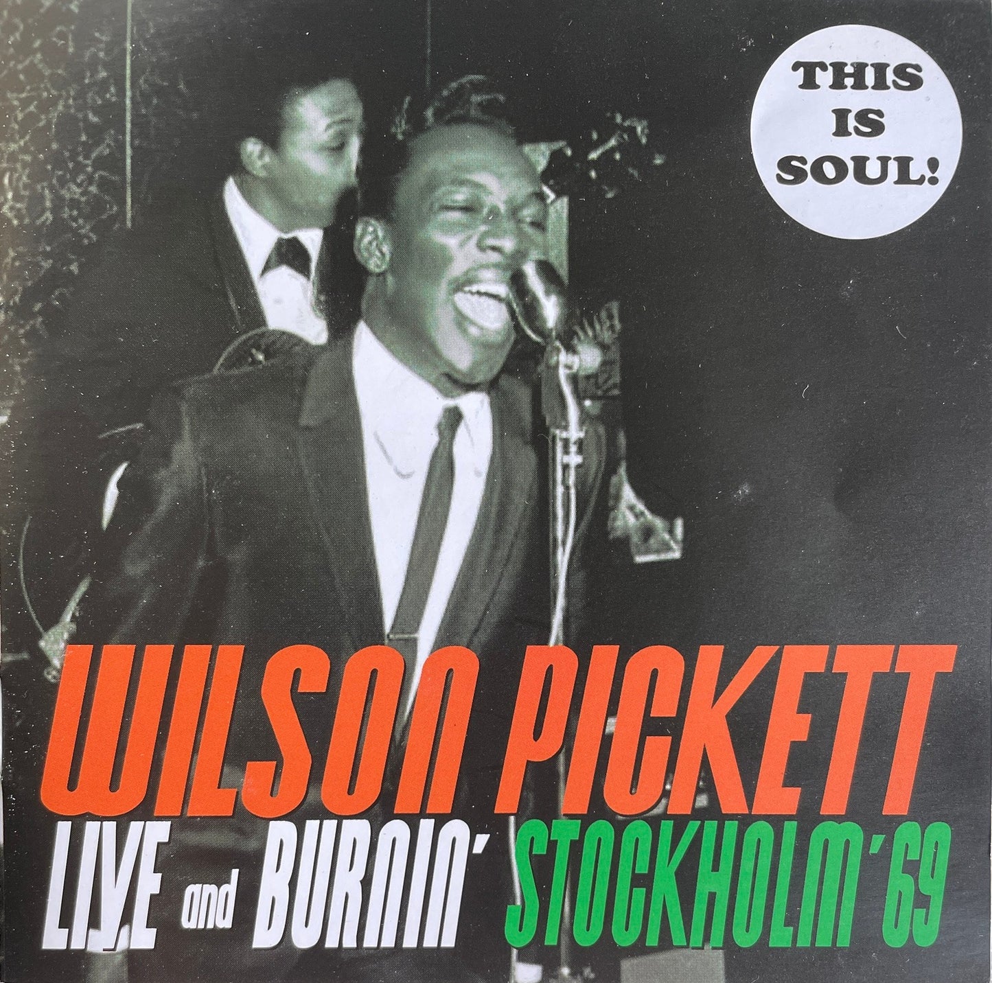 CD - Wilson Picket - Live And Burnin' Stockholm'68