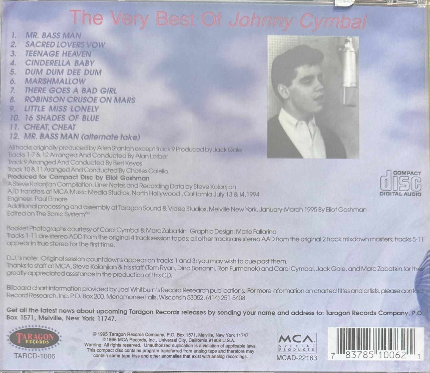 CD - Johnny Cymbal - The Very Best Of
