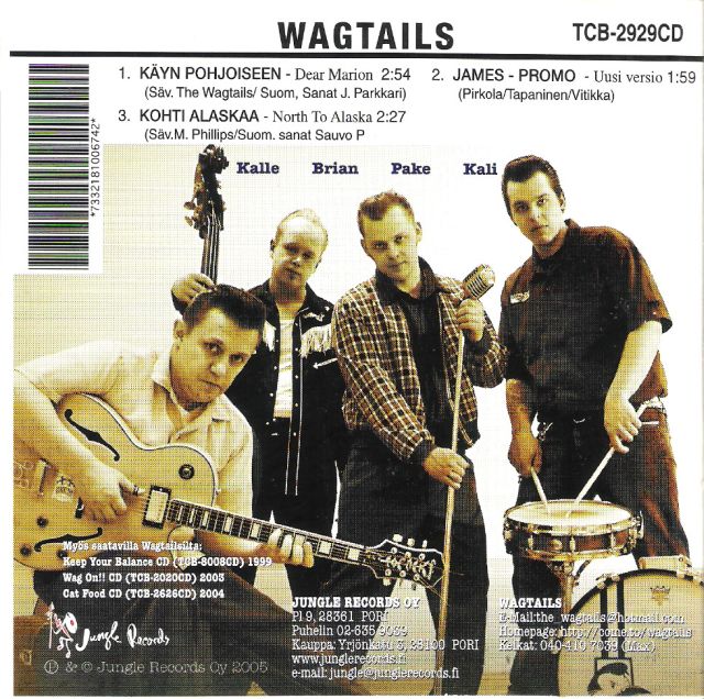 CD - Wagtails - Käyn Pohjoiseen