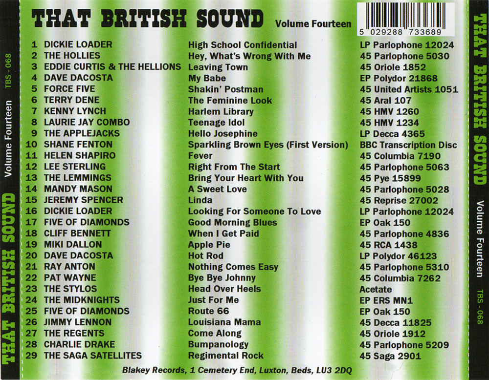 CD - VA - That British Sound Vol. 14