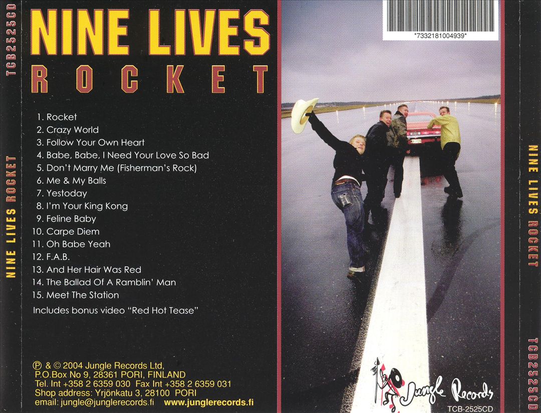 CD - Nine Lives - Rocket