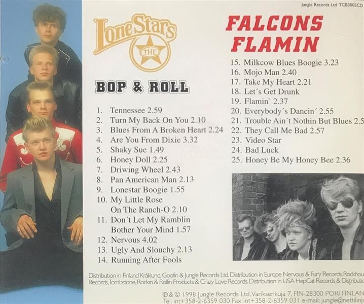 CD - Lone Stars Meet The Falcons - Bop And Roll, Flamin'