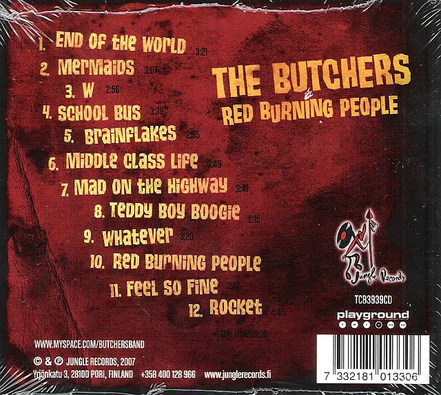 CD - Butchers - Red Burning People