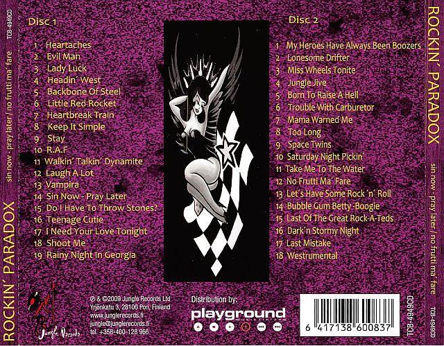 CD-2 - Rockin Paradox - Sin Now Pray Later/No Frutti..