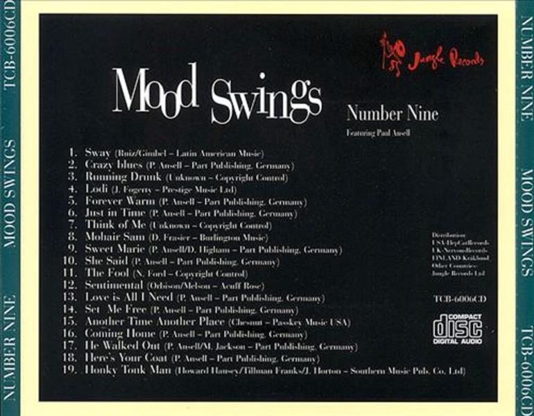 CD - Number Nine - Mood Swings