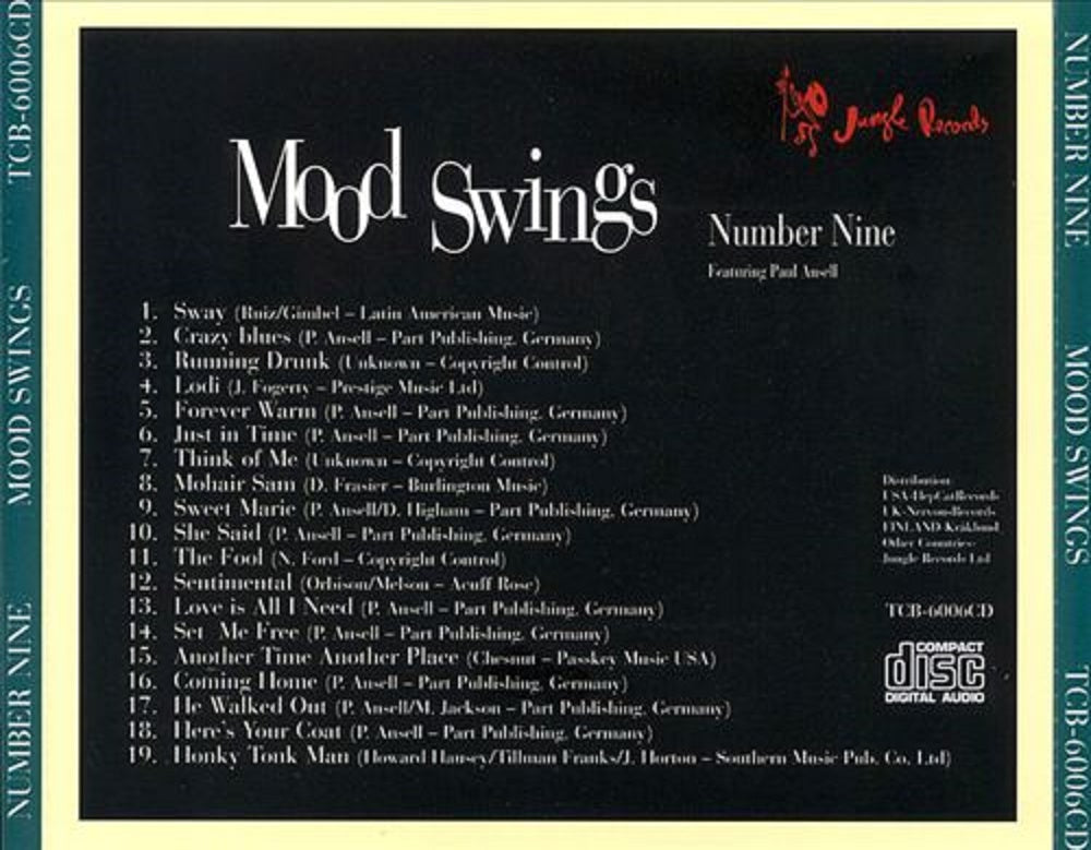 CD - Number Nine - Mood Swings