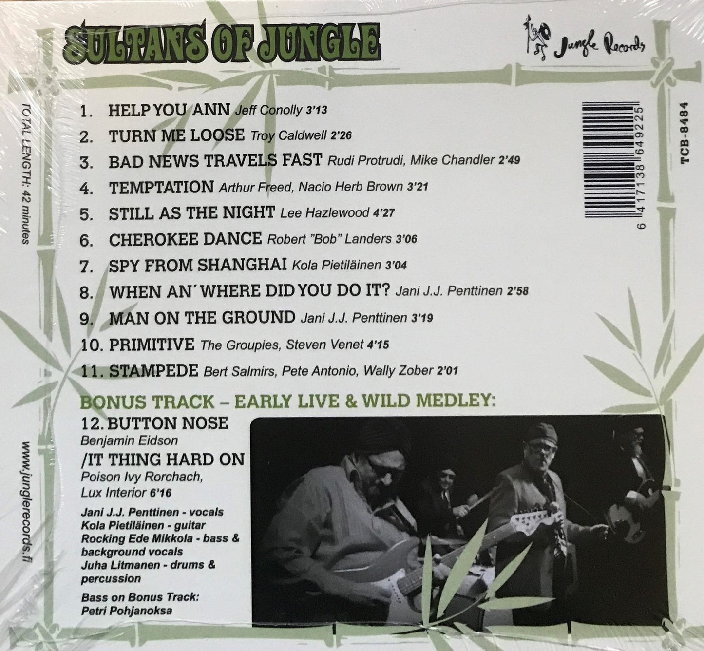 CD - Sultans Of Jungle - Punchlines