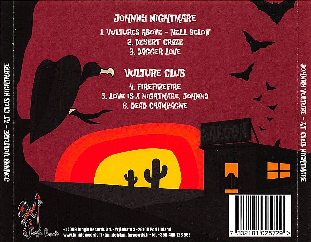 CD - Johnny Vulture - At Club Nightmare