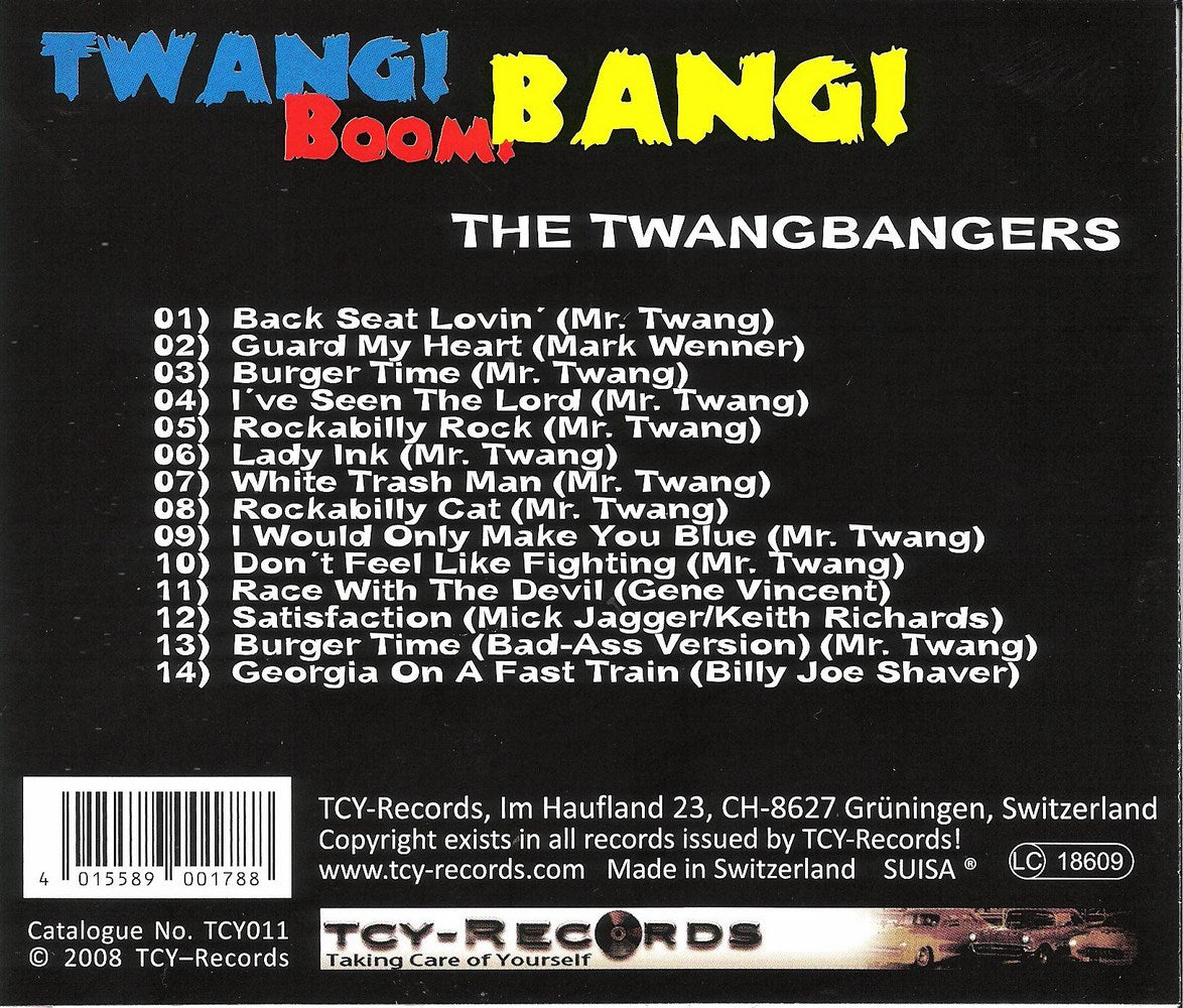 CD - Twang Bangers - Twang! Bang! Boom