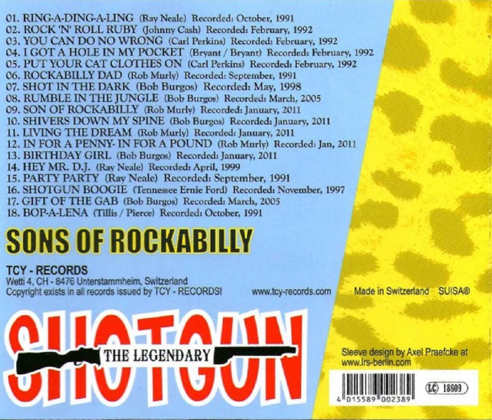 CD - Shotgun - Sons Of Rockabilly