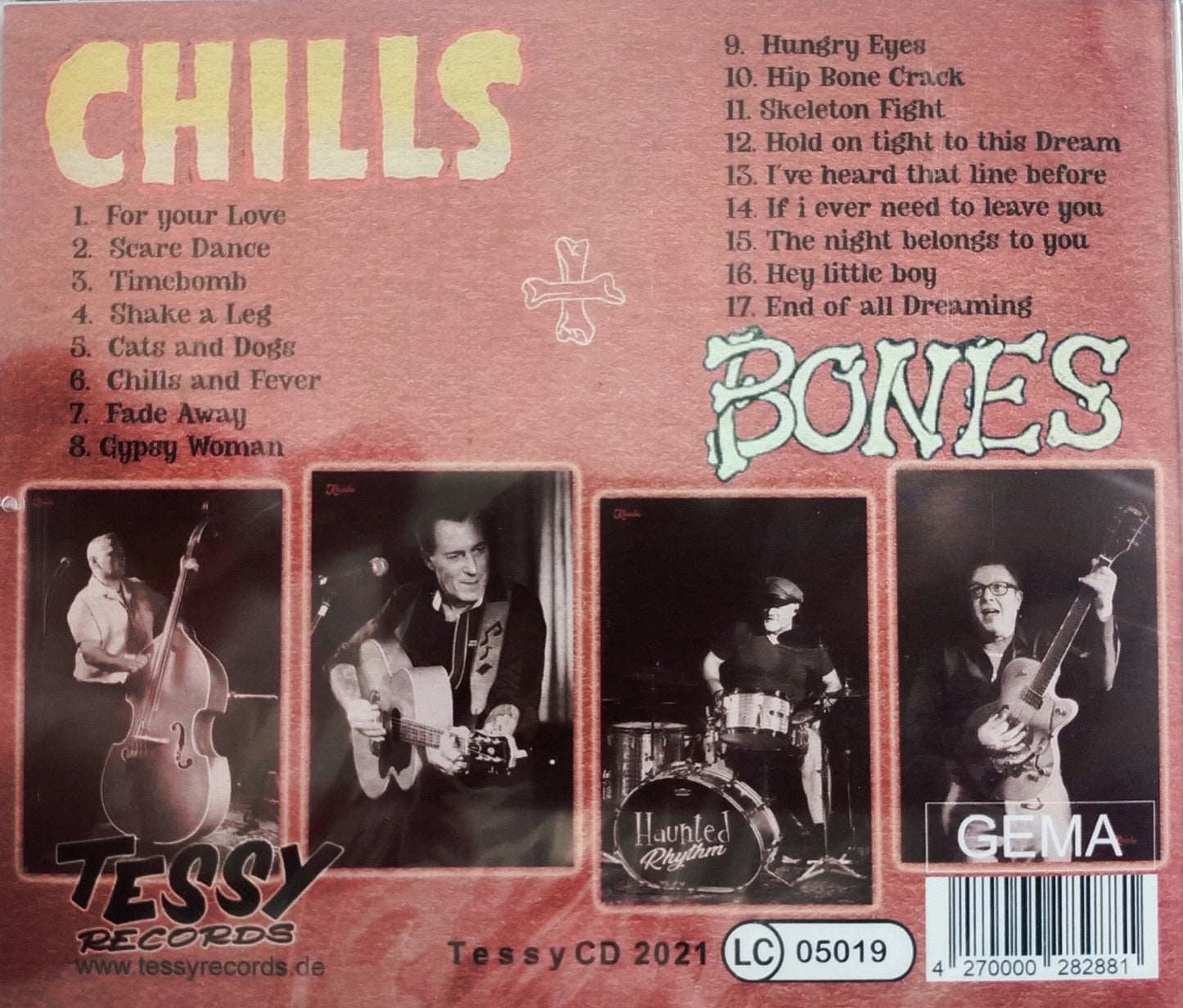 CD - Haunted Rhythm - Chills and Bones