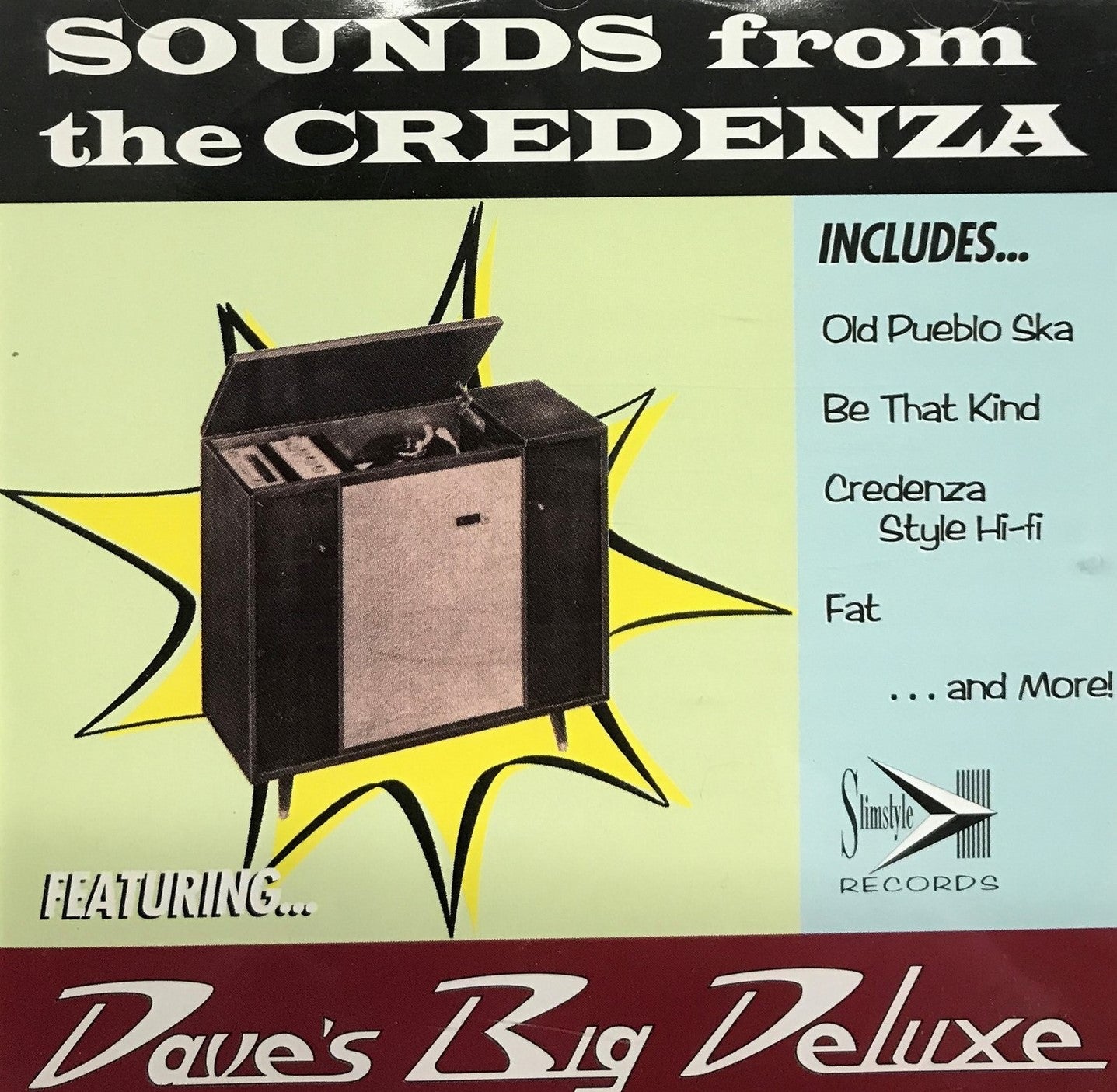 CD - Dave's Big Deluxe - Sounds From The Credenza