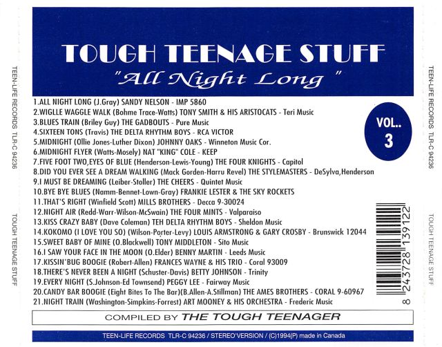 CD - VA - Tough Teenage Stuff Vol. 3