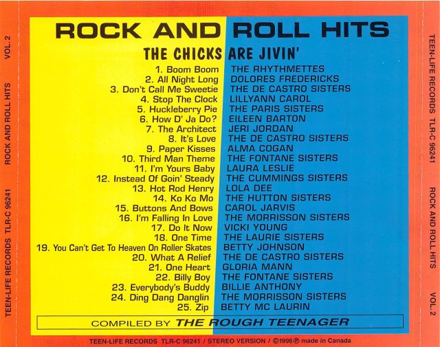 CD - VA - Rock And Roll Hits Vol. 2 - The Chicks Are Jivin'